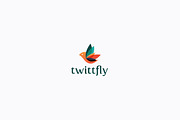 twittfly Bird logo, a Branding & Logo Template by legendshop (Thumbnail 1 of 3)