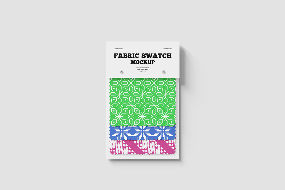 Fabric Swatch Mockup, a Product Mockup by Indah (Photo 5 of 6)
