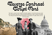 Retromax | Reverse Contrast Script, a Script Font by Debut Studio (Thumbnail 4 of 18)