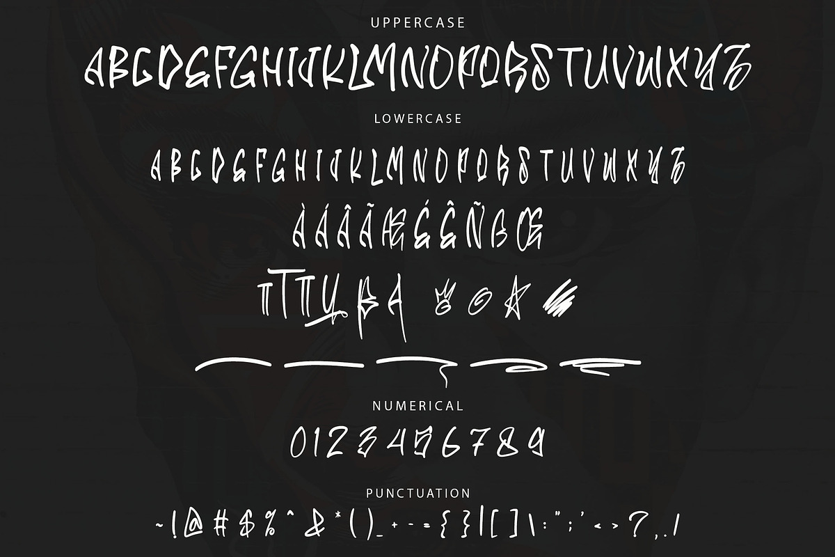MULANO Graffiti Font, a Handwritten Font by NTC Graphic (Photo 8 of 9)