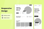 Online Course Wireframe Website, a Wireframe Template by INSPR STD (Thumbnail 4 of 6)