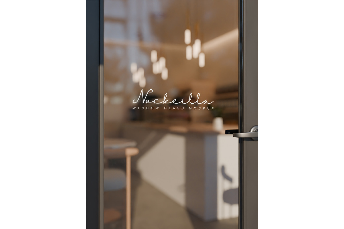 Logo Mockup on Glass Window Shop, an Advertising Mockup by Mockthethics. (Photo 3 of 5)