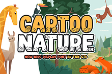 Cartoo Nature - Cartoon Font