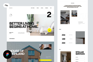Architect Creative Figma Template, an UI Kit Template by neuwebz