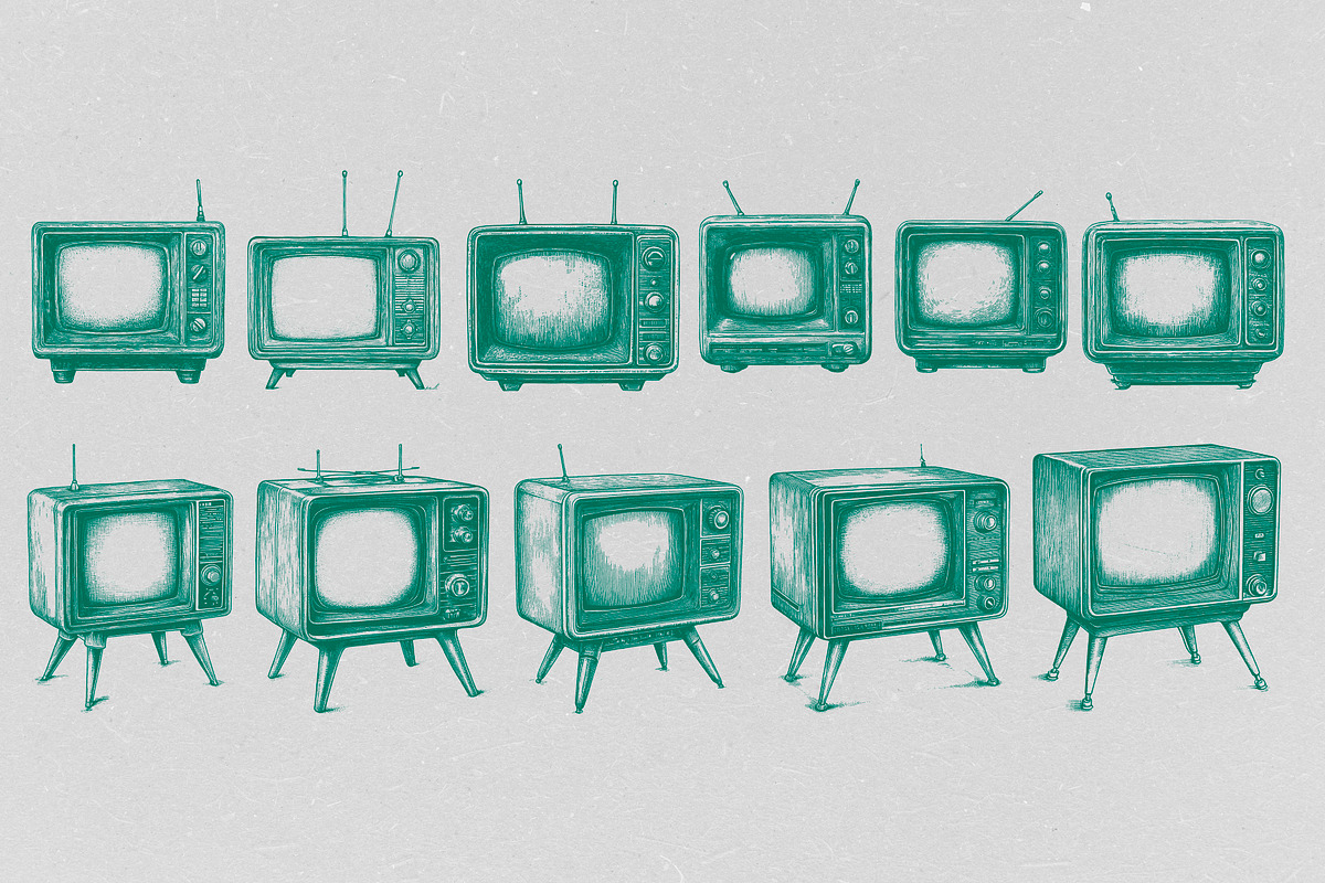 Hand Drawn Retro Things Vector Pack, an Object Illustration by Alternate Studio (Photo 4 of 6)