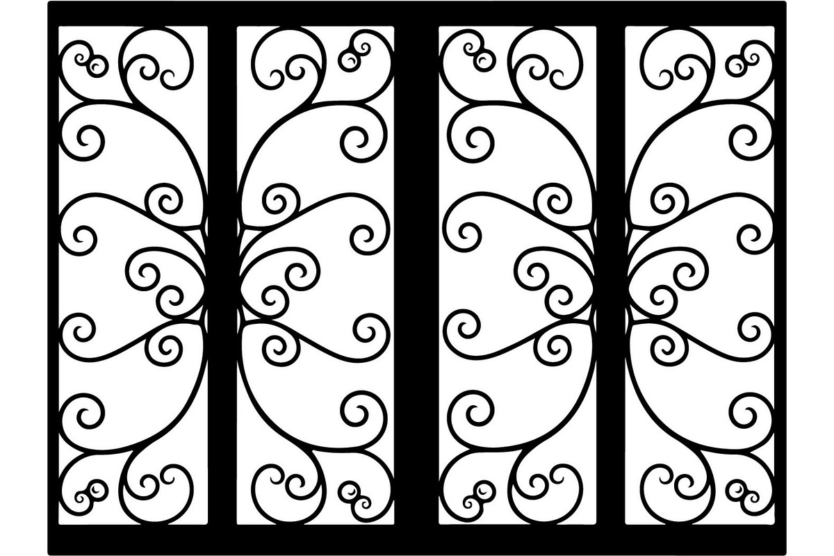 Ornamental Scroll Engraving Panel, a Decorative Illustration by Designer_Momina (Photo 5 of 20)