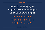 Sportzan - A Sporty Display Font, a Font by Pixesia Studio (Thumbnail 7 of 8)