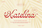 Katelina - Modern Casual Script Font, a Script Font by Pixesia Studio (Thumbnail 1 of 17)