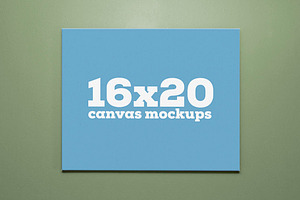 16x20 Canvas Mockups