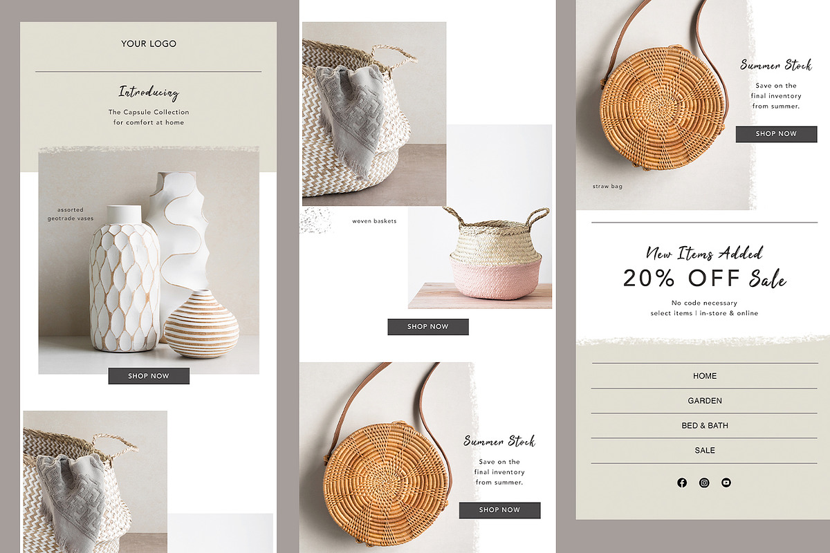 Terracotta Vibes Email Template, an Email Template by Edit & Go Templates (Photo 2 of 5)