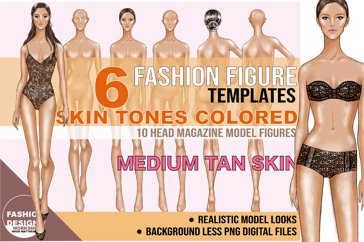 Fashion Figure Models Tan Skin PNG, a Person Illustration by Fashion Workshop Bkk (Photo 1 of 6)