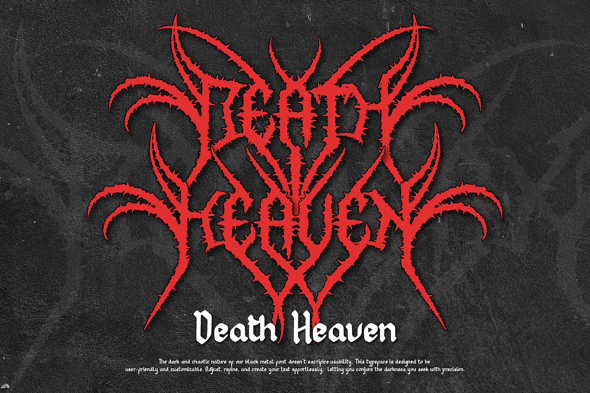 Regolax | Black Metal Font, a Blackletter Font by Denustudios (Photo 3 of 12)
