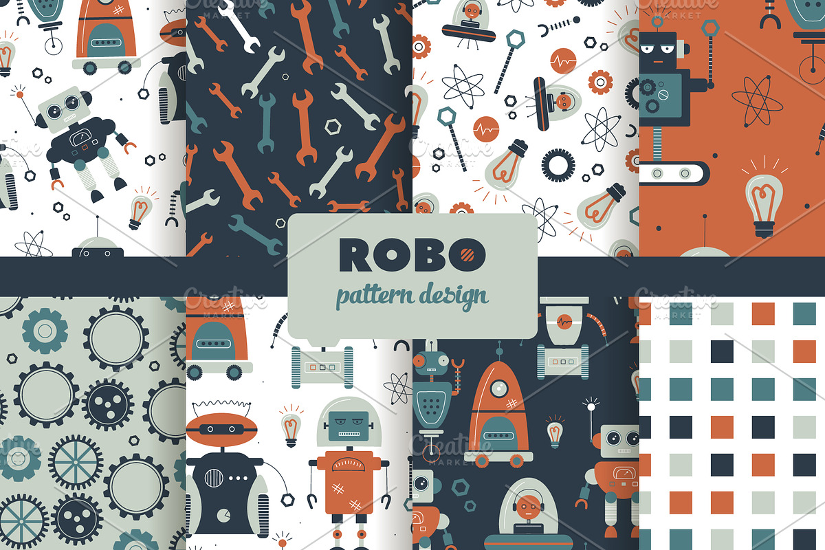 Pattern, posters and vector elements, a Pattern Graphic by narinadraban (Photo 4 of 5)