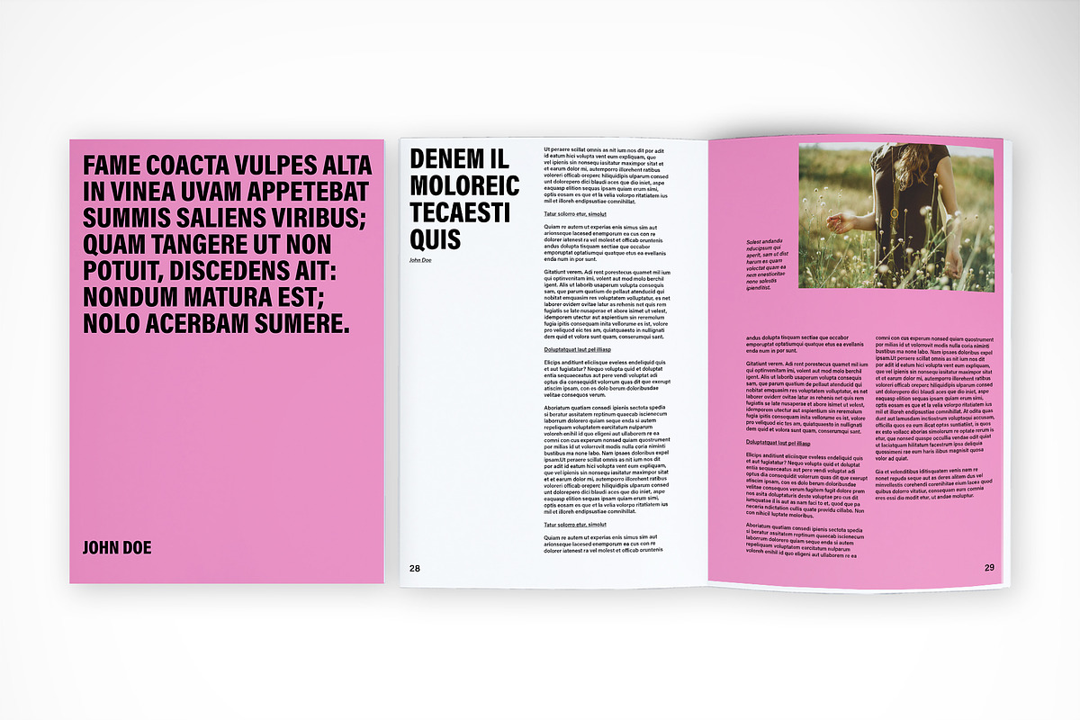 Bold and Modern Magazine Layout, a Print Template by McLittle Stock (Photo 7 of 7)