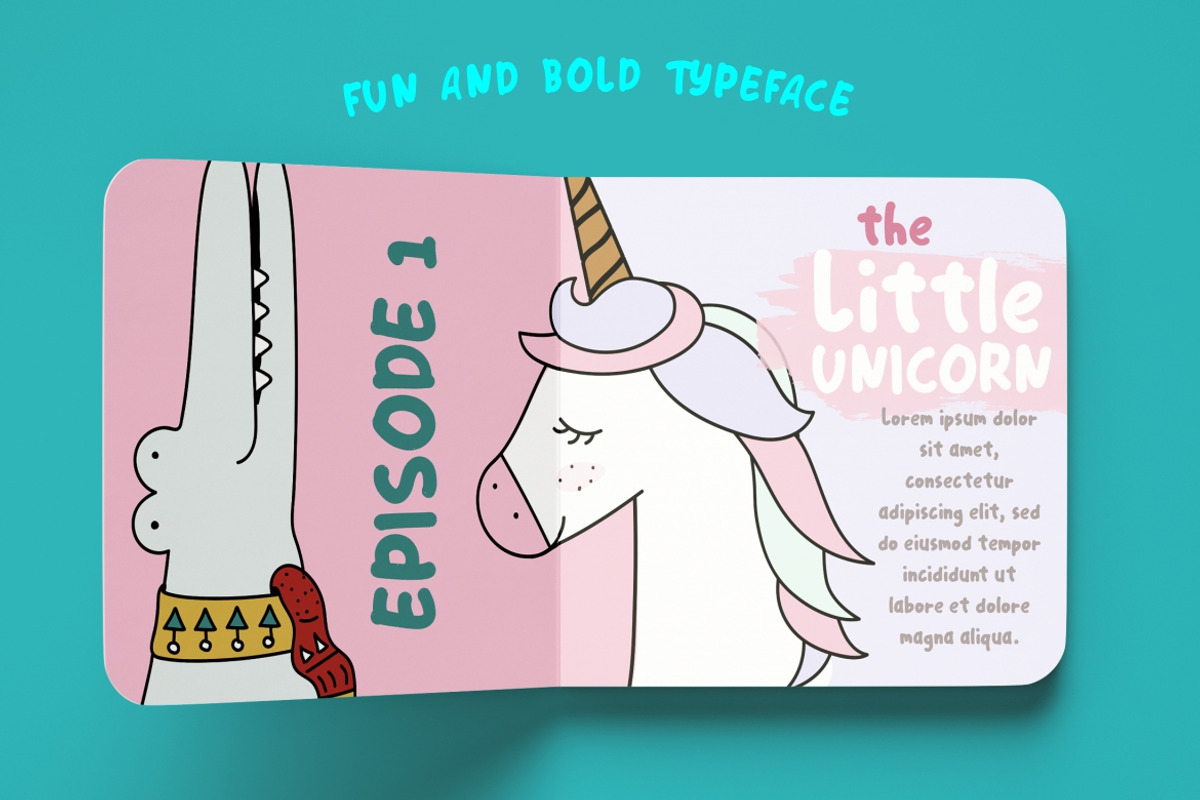 Hollidays Fun Advertisement Font preview 2
