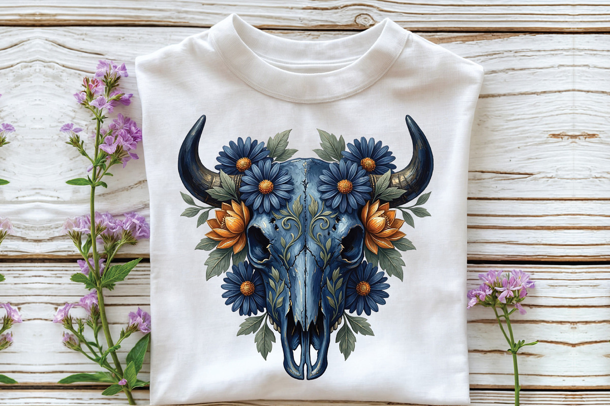 Western Cow Skull PNG, an Illustration by CraftArtStudio (Photo 3 of 4)