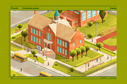 Schools City builder, an Education Illustration by blauananas (Thumbnail 4 of 21)