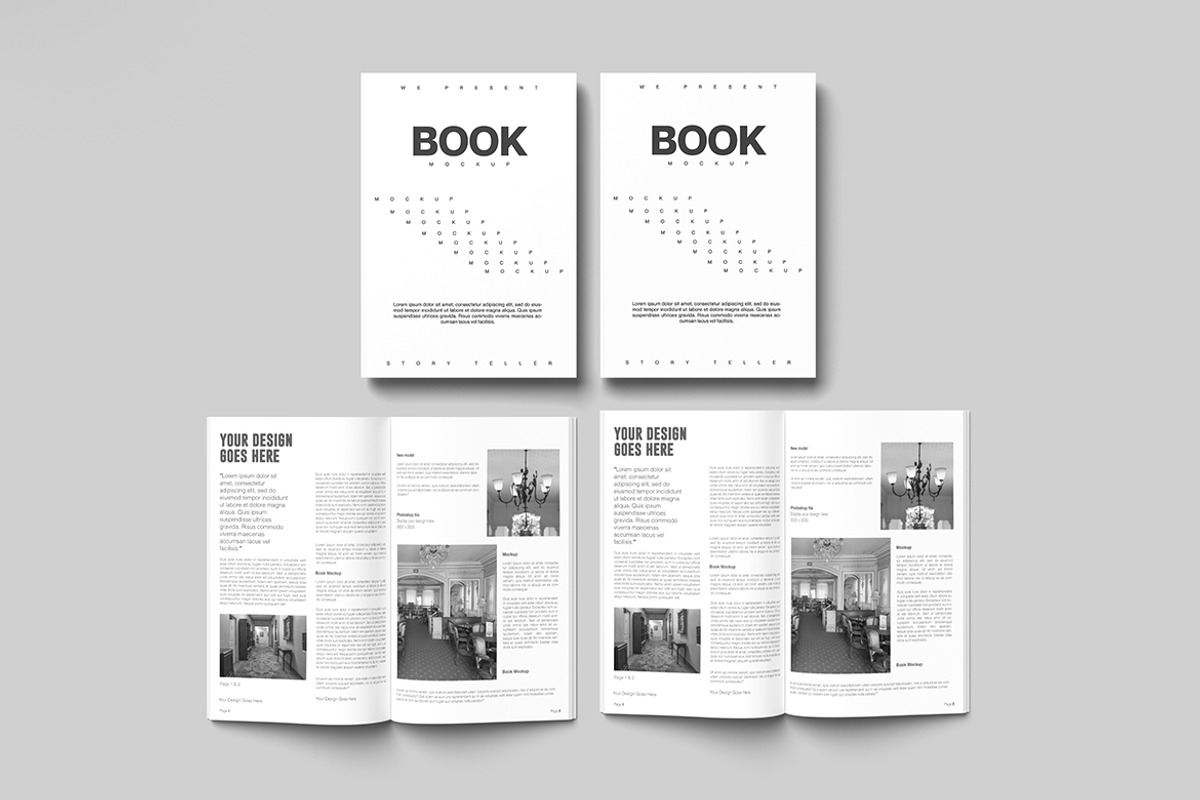 High Quality Book Mockups, a Books & Magazine Mockup by Alhaytar (Photo 2 of 4)
