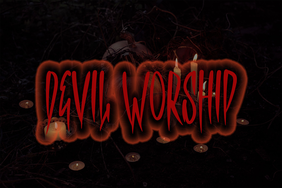 RUMADARAH - Halloween Horror Font, a Font by NTC Graphic (Photo 2 of 9)