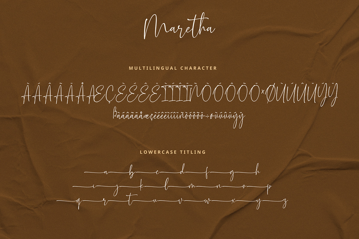 Maretha Script, a Script Font by MJB Letters (Photo 13 of 13)