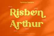 Roffene - Retro Serif Style Font, a Serif Font by PuriCreative (Thumbnail 5 of 10)