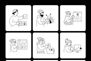 60 Web Development Illustrations, a Technology Illustration by Prosymbols (Thumbnail 11 of 11)