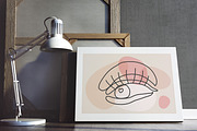 Abstract Face Printable Wall Art, a Background Graphic by C Design Studio (Thumbnail 4 of 16)