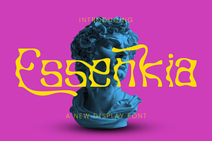 Essenkia - Curvy Display Font