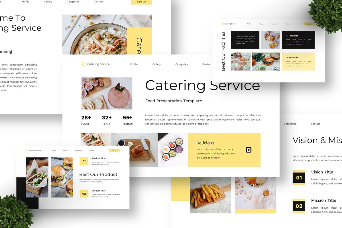 Catering Service - Food Keynote, a Presentation Template by Deepslide Studio (Photo 2 of 4)
