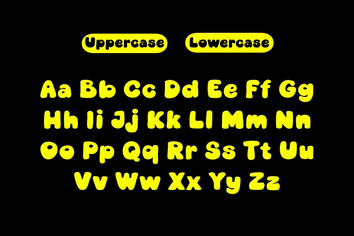 Bombox A Playful Bubble Display Font, a Handwritten Font by Artolabs (Photo 2 of 11)