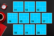 30 Square Photo Collage Templates, a Templates & Theme by DickyJiang Illustrations (Thumbnail 3 of 6)