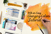 500 Watercolor Textures Packs, a Texture Graphic by LogoLabs (Thumbnail 5 of 5)