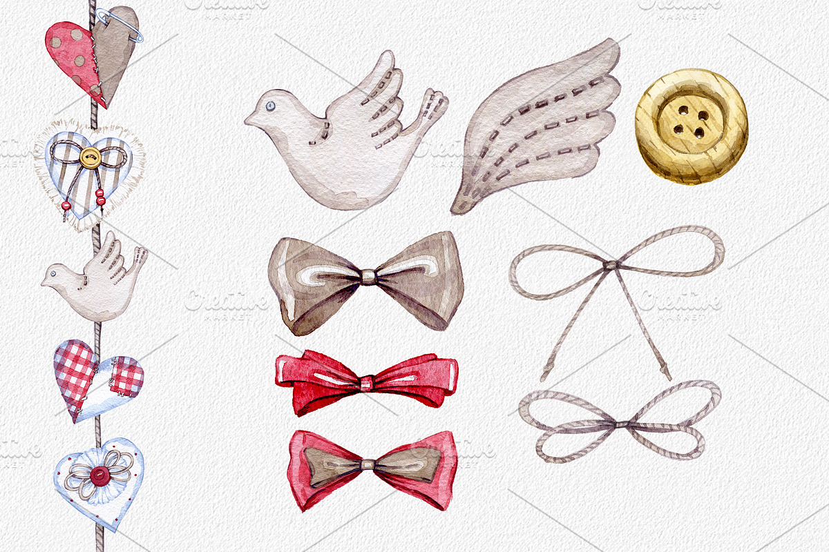 Valentine's day, a Decorative Illustration by OlyaSenko (Photo 3 of 9)