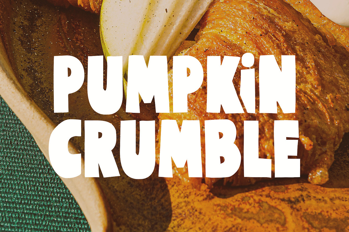 Crumble Cheesecake Bold Playful Font, a Handwritten Font by Viswell (Photo 7 of 11)