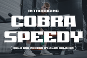 Cobra Speedy, a Serif Font by alon kelakon (Thumbnail 1 of 6)