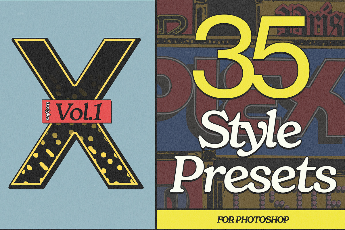 Textstyles - Vol.1, a Layer Style Add-On by KOZMIKDZN (Photo 2 of 5)