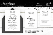 Petal Noir - Wedding Invitation, an Invitation Template by AM Studio (Thumbnail 2 of 2)