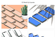 ALL 3D iPHONE MOCK-UP BUNDLE VOL-I3, an iPhone Mockup by Graphicsworld125 (Thumbnail 3 of 22)