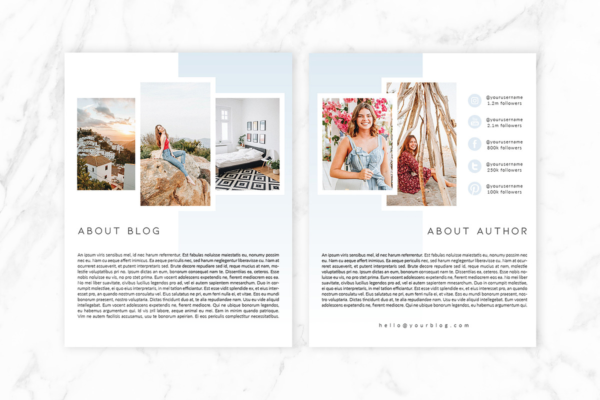 7 Page Media Kit, a Stationery Template by Eesome Design Studio (Photo 3 of 5)