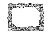 Rustic Rectangle Frame Bundle, an Illustration by Creativeshirt (Thumbnail 42 of 51)