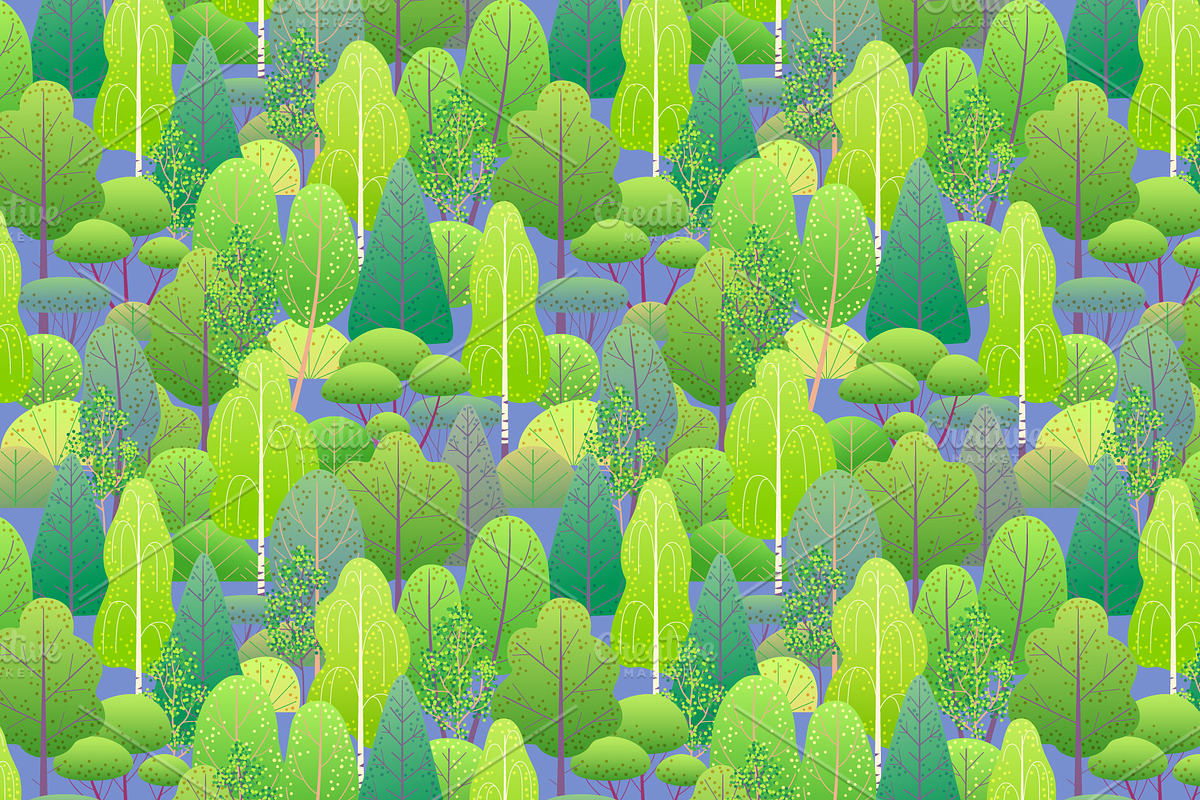 Green Leaves  Freshness, a Decorative Illustration by Valentyna Smordova (Photo 3 of 8)