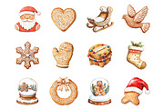 Gingerbread Cookies Clipart, an Illustration by Design Market (Thumbnail 3 of 3)