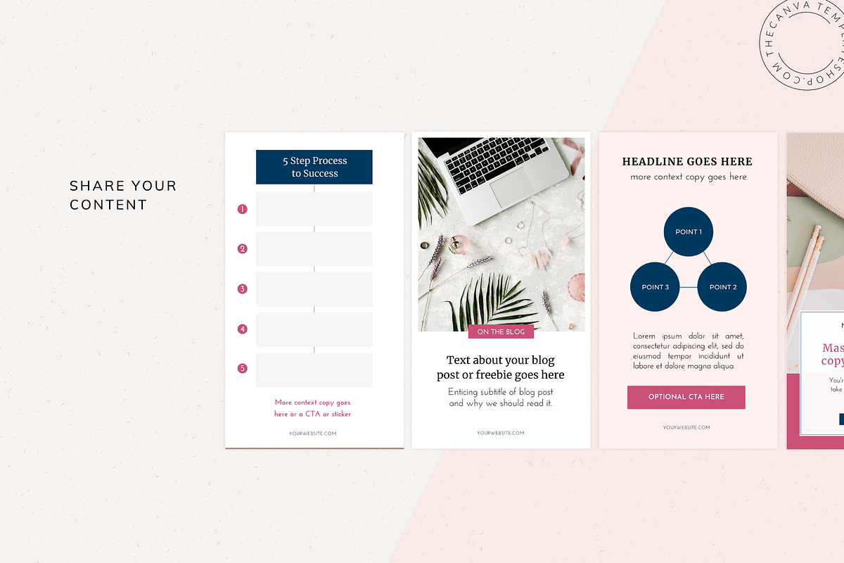 Alyssa IG Story Canva Templates, a Social Media Template by The Canva Template Shop (Photo 5 of 7)