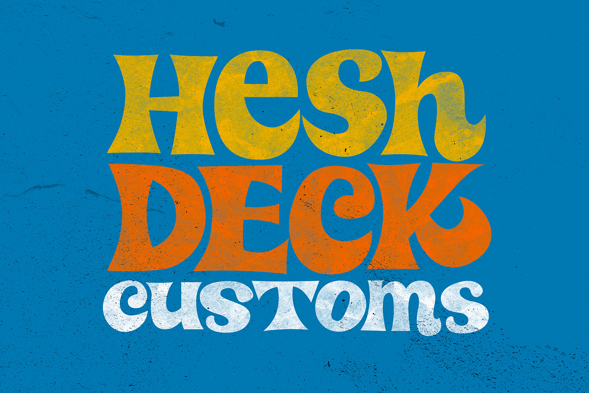 Baseplate | Groovy Type, a Font by StudioWorks