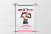 Boxing Clipart, Black Boxer, Fitness, a Person Illustration by BrushstrokeArtGB (Thumbnail 8 of 9)