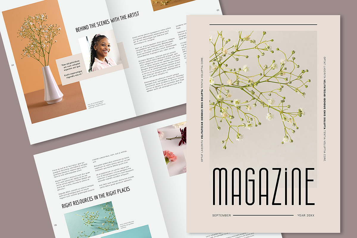Minimal Clean Magazine
