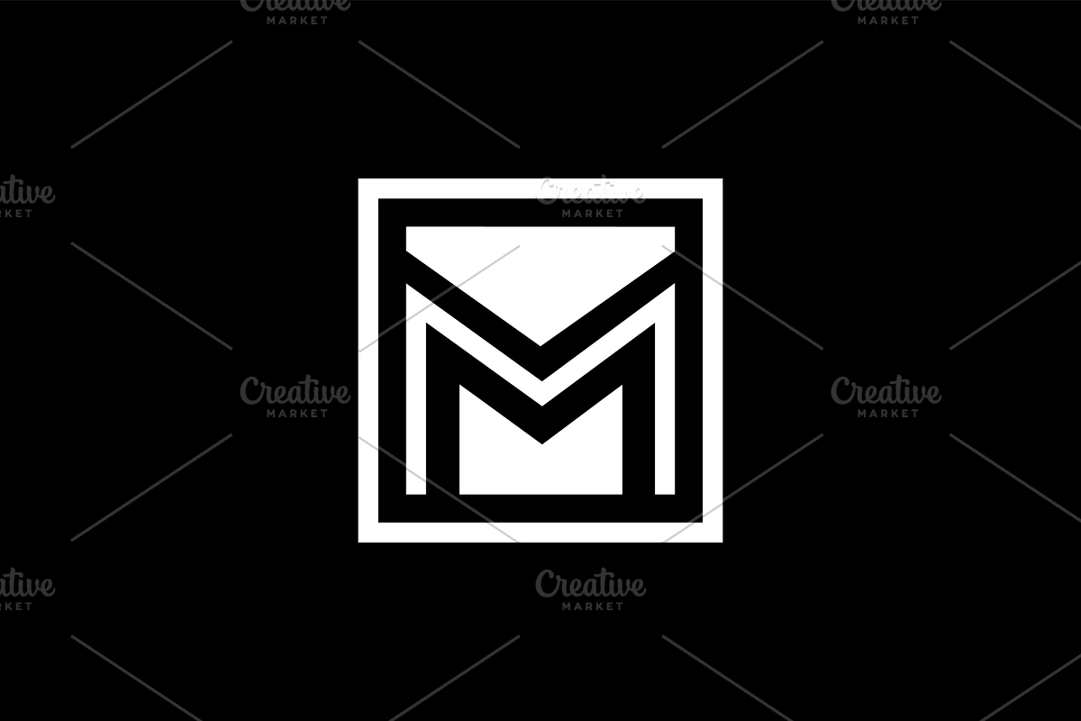 Letter M Mail Logo Template, a Branding & Logo Template by Advateik ™ (Photo 2 of 2)
