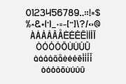 Tappera Rounded Sans Serif, a Sans Serif Font by Artiveko (Thumbnail 3 of 10)