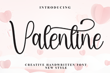 Valentine | Script Font