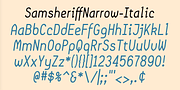 Samsheriff, a Sans Serif Font by Ingrimayne Type (Thumbnail 5 of 7)